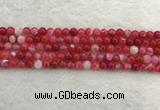 CAA1891 15.5 inches 6mm round banded agate gemstone beads