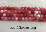 CAA1893 15.5 inches 10mm round banded agate gemstone beads