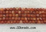 CAA1902 15.5 inches 8mm round banded agate gemstone beads