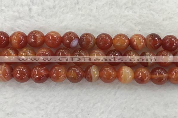 CAA1906 15.5 inches 16mm round banded agate gemstone beads