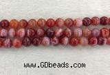 CAA1924 15.5 inches 12mm round banded agate gemstone beads