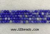 CAA1941 15.5 inches 6mm round banded agate gemstone beads