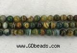 CAA1965 15.5 inches 14mm round banded agate gemstone beads