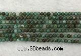 CAA1990 15.5 inches 4mm round banded agate gemstone beads