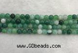 CAA2002 15.5 inches 8mm round banded agate gemstone beads