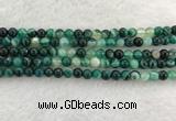 CAA2011 15.5 inches 6mm round banded agate gemstone beads