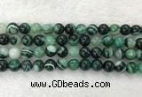 CAA2024 15.5 inches 12mm round banded agate gemstone beads