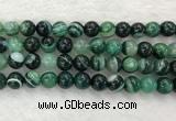 CAA2026 15.5 inches 16mm round banded agate gemstone beads