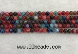 CAA2041 15.5 inches 6mm round banded agate gemstone beads