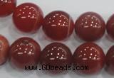 CAA206 15.5 inches 14mm round madagascar agate beads wholesale