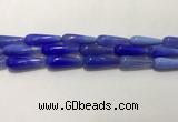 CAA2077 15.5 inches 10*30mm teardrop agate beads wholesale