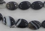 CAA210 15.5 inches 10*14mm oval madagascar agate beads