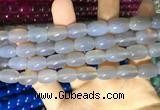 CAA2111 15.5 inches 10*14mm drum agate beads wholesale