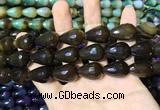 CAA2161 15.5 inches 15*20mm faceted teardrop agate beads