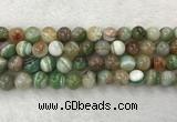 CAA2305 15.5 inches 14mm round banded agate gemstone beads