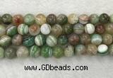 CAA2306 15.5 inches 16mm round banded agate gemstone beads