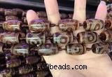 CAA2660 15.5 inches 14*25mm - 16*26mm drum tibetan agate dzi beads