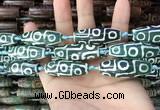 CAA2698 15.5 inches 14*38mm - 16*43mm rice tibetan agate dzi beads