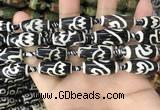 CAA2729 15.5 inches 10*24mm - 11*25mm rice tibetan agate dzi beads