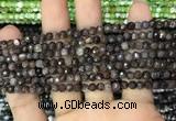 CAA2816 15 inches 4mm faceted round fire crackle agate beads wholesale