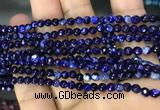 CAA2835 15 inches 4mm faceted round fire crackle agate beads wholesale