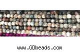 CAA2883 15 inches 6mm faceted round fire crackle agate beads wholesale