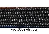 CAA3295 15 inches 6mm faceted round agate beads wholesale