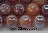 CAA3502 15.5 inches 8mm round AB-color fire agate beads wholesale