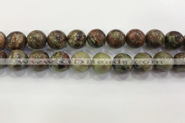 CAA3705 15.5 inches 18mm round rainforest agate beads wholesale