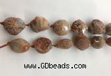 CAA3812 15.5 inches 20*25mm - 25*35mm nuggets rough agate beads