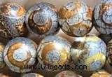 CAA3865 15 inches 8mm round tibetan agate beads wholesale