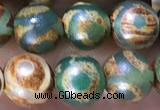 CAA3883 15 inches 8mm round tibetan agate beads wholesale