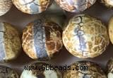 CAA3891 15 inches 10mm round tibetan agate beads wholesale