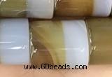 CAA3937 15.5 inches 15*18mm tube Madagascar agate beads wholesale