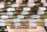 CAA3940 15.5 inches 8*34mm rice Madagascar agate beads wholesale