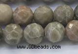 CAA3962 15.5 inches 8mm faceted round chrysanthemum agate beads