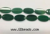 CAA4068 15.5 inches 30*50mm oval green agate gemstone beads