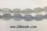 CAA4075 15.5 inches 30*50mm oval blue agate gemstone beads