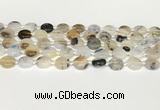 CAA4383 15.5 inches 12mm flat round Montana agate beads