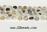 CAA4384 15.5 inches 14mm flat round Montana agate beads