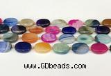 CAA4414 15.5 inches 15*20mm oval agate druzy geode beads