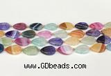 CAA4420 15.5 inches 13*18mm oval agate druzy geode beads