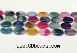 CAA4426 15.5 inches 15*20mm oval agate druzy geode beads