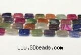 CAA4496 15.5 inches 15*20mm rectangle dragon veins agate beads