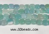 CAA4753 15.5 inches 16*16mm square banded agate beads wholesale