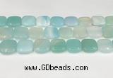 CAA4761 15.5 inches 18*18mm square banded agate beads wholesale