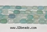 CAA4801 15.5 inches 12*16mm rectangle banded agate beads wholesale