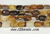 CAA4813 15.5 inches 15*20mm rectangle banded agate beads wholesale