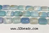 CAA4825 15.5 inches 18*25mm rectangle banded agate beads wholesale