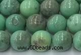 CAA4870 15.5 inches 6mm round grass agate beads wholesale